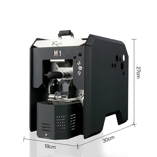 Kaleido Sniper M1 Coffee Roaster 50g-200g Carbon Fiber Infrared Direct Fire + Hot Air Roaste M1S